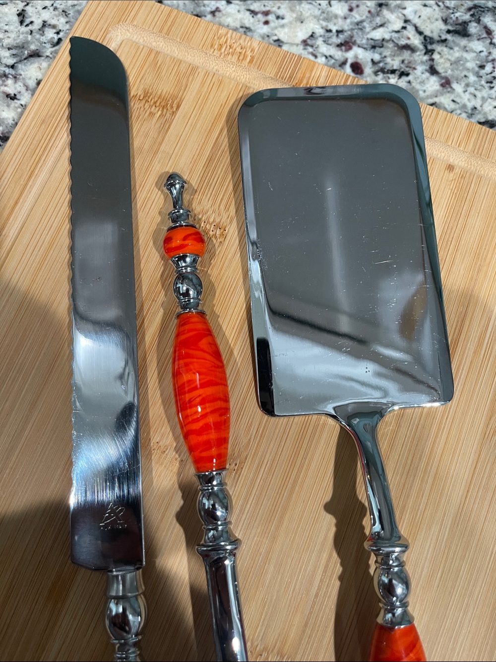 Decorative Italian Glass Kitchen Utensils - Picture 7 of 8